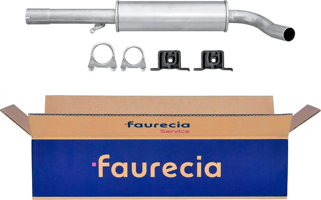 Silencieux central Seat Leon Faurecia IAM-Expertise haute résistance
