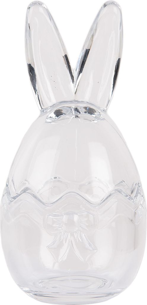 Clayre & Eef Glastopf Ei Ø 9x17 cm Transparant Glas Produktbild 
