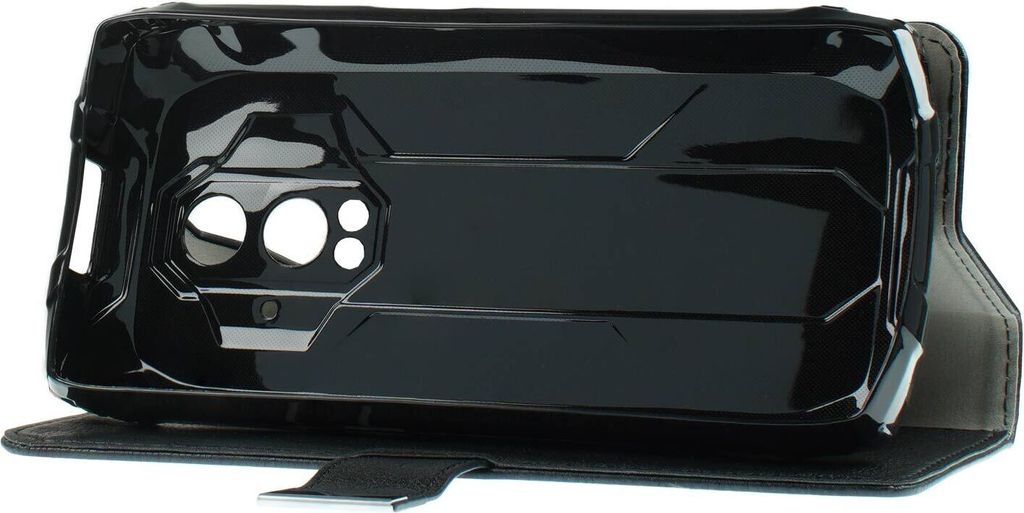 Caseroxx Custodia Outdoor In Pelle Nera Per Blackview BV8000 Pro, Con Clip, Protezione Premium