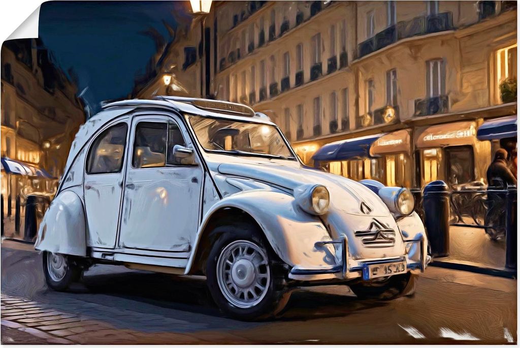 ARTland Poster 2CV - die kesse Ente Größe: 30x20 cm