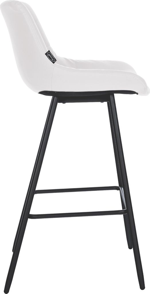 Barhocker HLO-CP335 Kunstleder weiß
