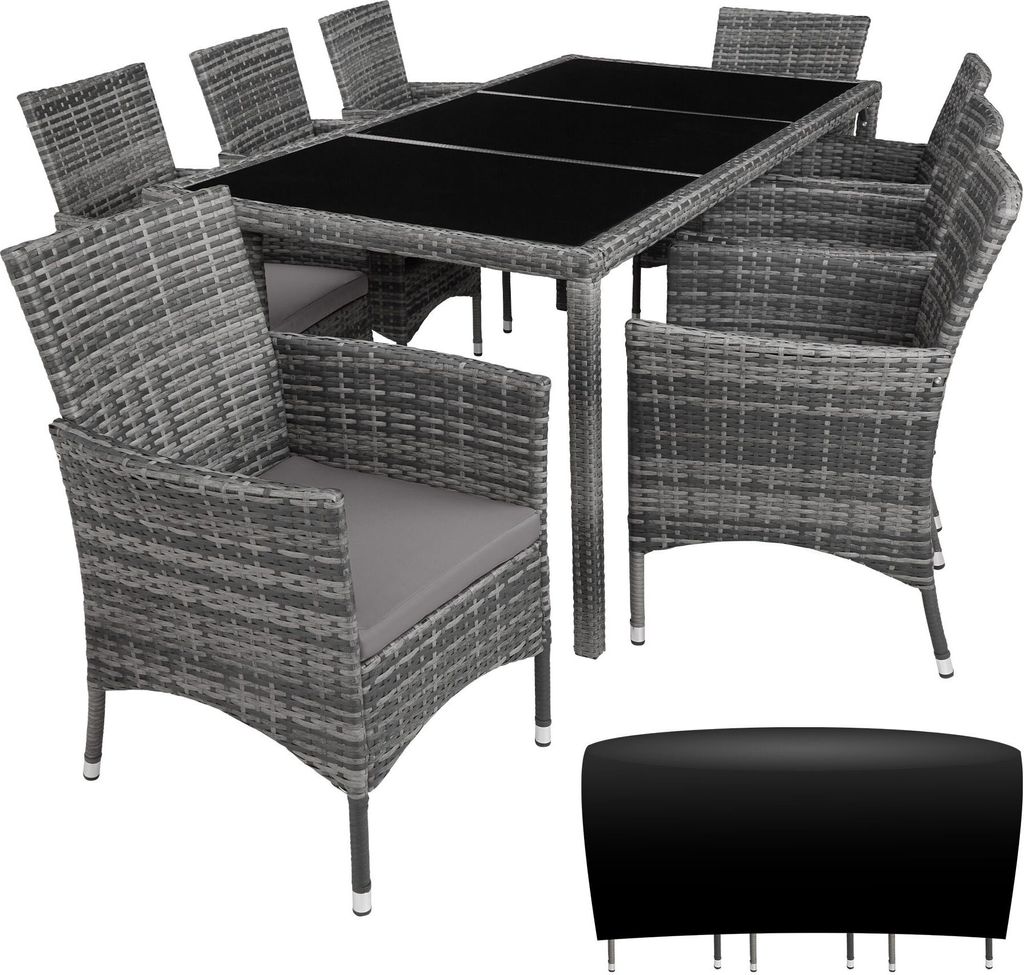 Rattan Sitzgruppe Almansa für 8 Personen Produktbild 
