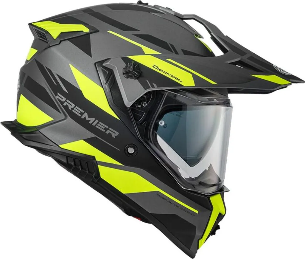 Casque Premier Disc Eay17Bm Taille M - Casque Jet Vintage de Qualité - 7