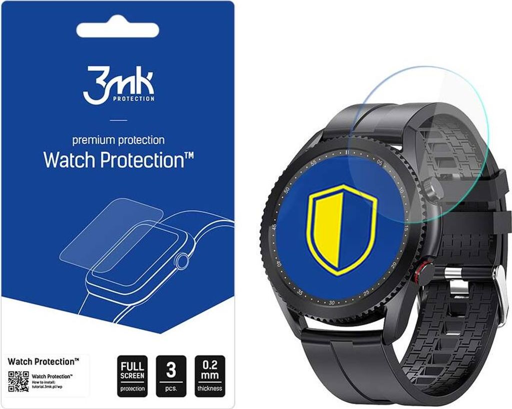 3mk Display Hybridglas Watch Protection für MEDIA TECH Activeband Venetia 0,2mm (3 Stück)