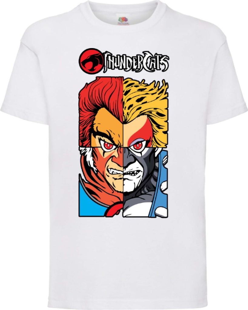 Kinder T-Shirt Thundercats 02, 7-8 Jahr - 128 / Weiß