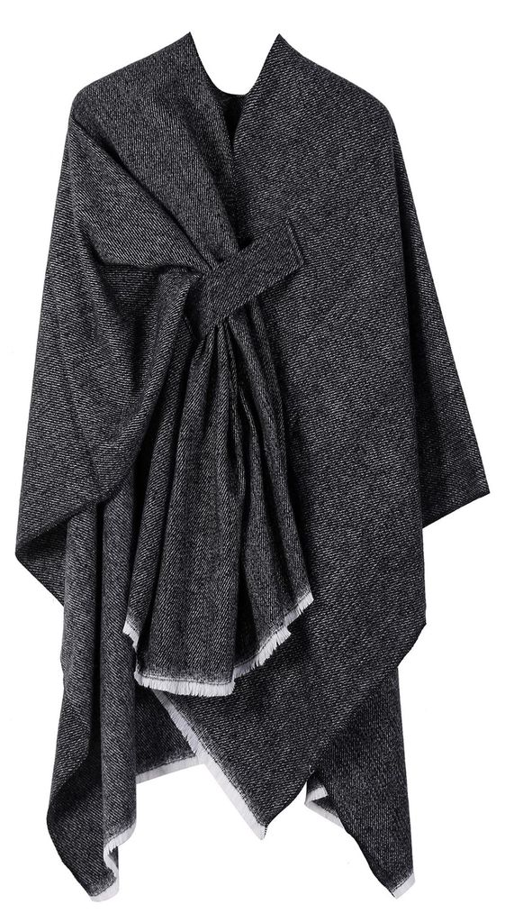 Damen Poncho Schal für Winter und Herbst Produktbild 