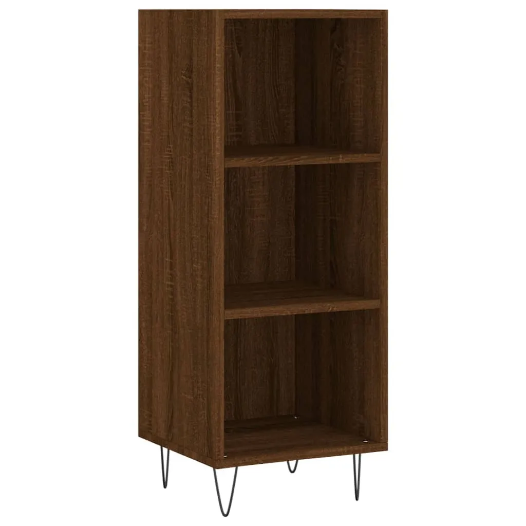 SYFAX™ Mobiletto Ingresso Salvaspazio - Credenza 90cm Rovere Marrone
