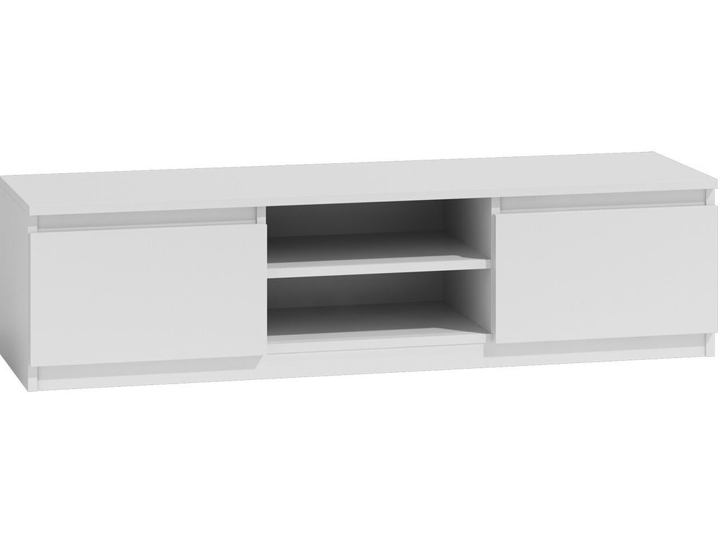Topeshop RTV140 BIEL, Weiß, Partikelbord, Weiß, Produktbild 