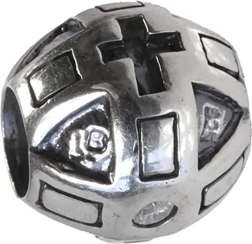 CarloBiagi Charm Bead Zepter Zirkonia 925 Echt Silber Schmuck Element D2BBSCZ55C