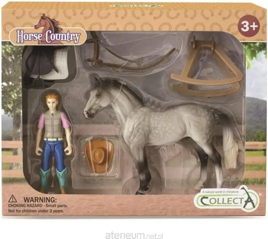 Jouet Cheval Réaliste Collecta 84245 : Kit de Qualité pour Petit Cavalier