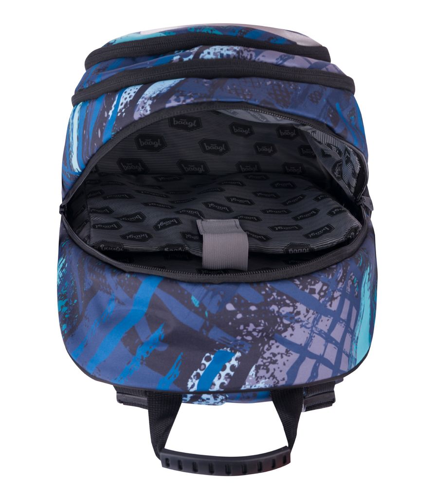 Baagl Schulrucksack für Jungen Teenager - Skateboard Produktbild 13