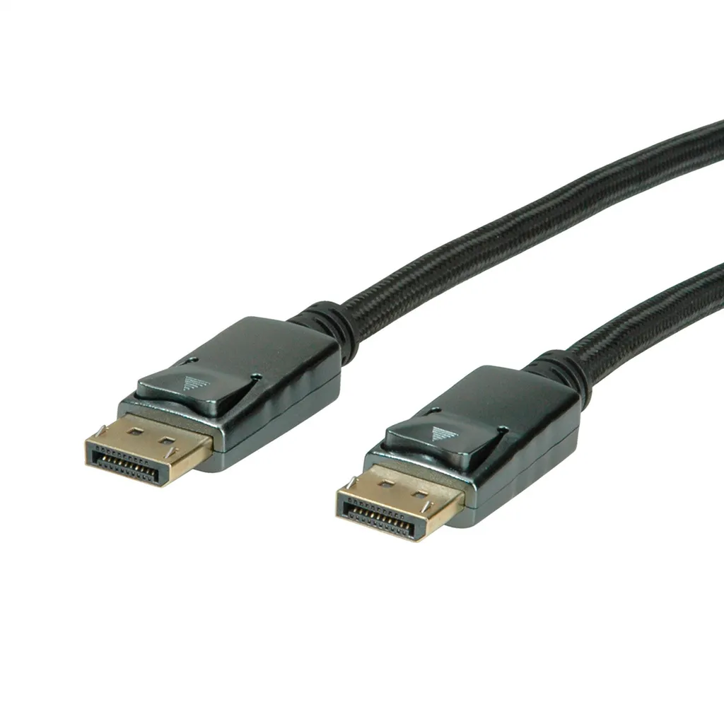 Câble de Connexion DisplayPort 3m v1.2 ROLINE pour Écran PC et Moniteur 4K - 3