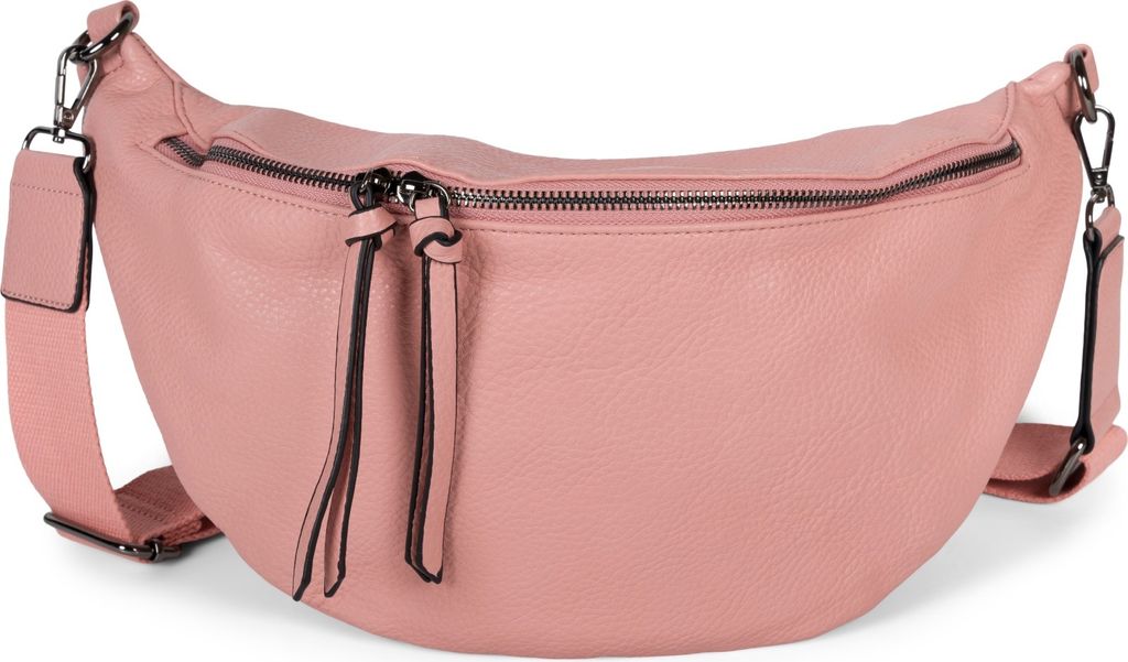 styleBREAKER Damen Halbmond Schultertasche groß | Crossbody Umhängetasche Handtasche mit 2 Wege Reißverschluss & verstellbarem Schultergurt 37 x...