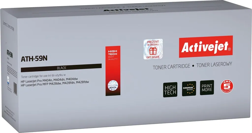Toner Noir Activejet ATH-59N remplace HP 59A CF259A Supreme 3000p