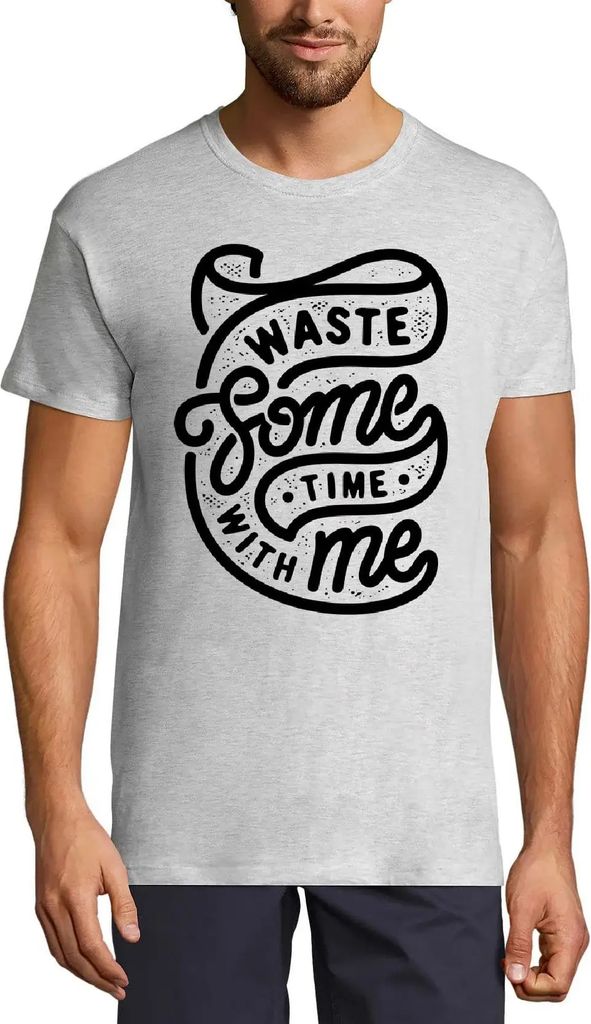 Herren Grafik T-Shirt Mit mir die Zeit verlieren – Losing Time With Me – Öko-Verantwortlich Vintage Jahrgang Kurzarm Lustige Druck Geburtstag ...