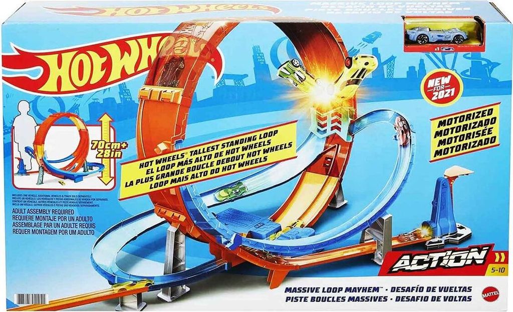 Mattel GTV14 - Hot Wheels - Action - Crash Trackset mit Produktbild 