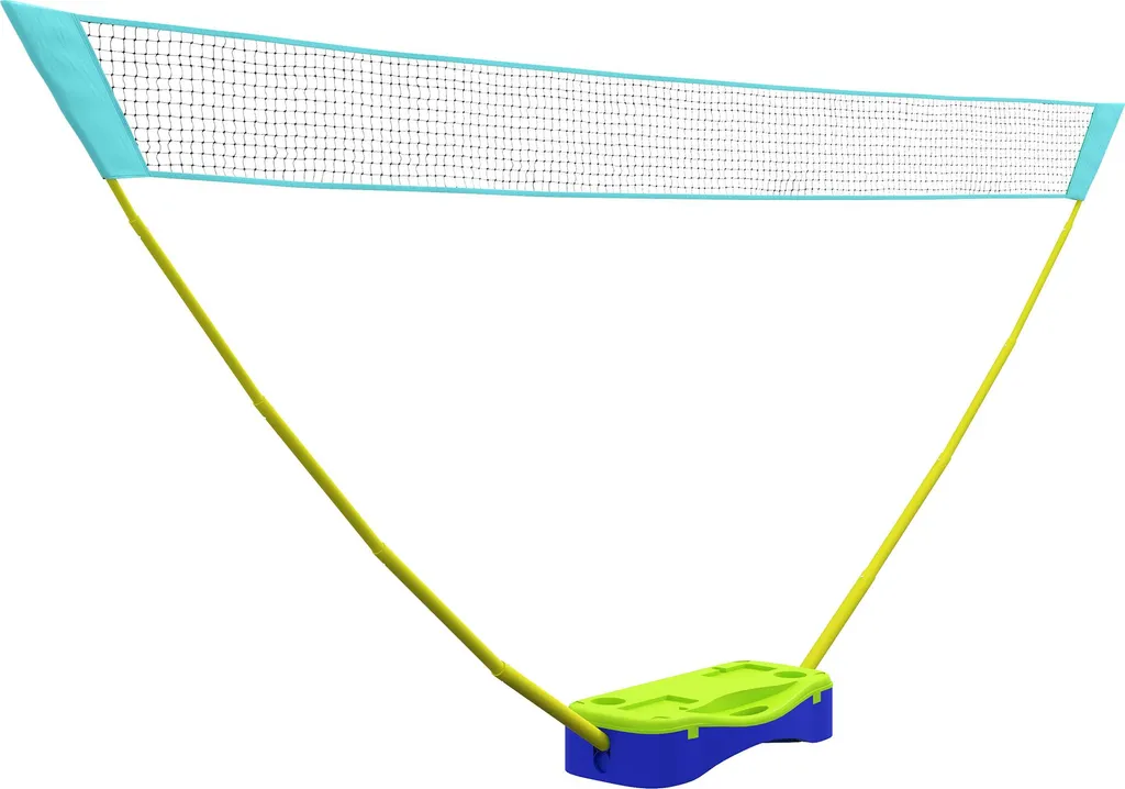 Filet de badminton autoportant et kit volley-ball de jardin réglable