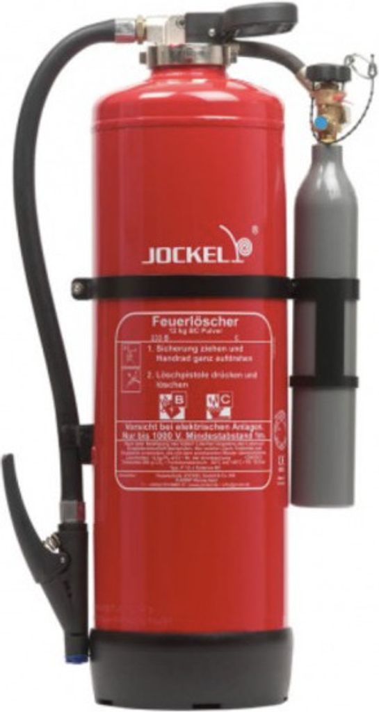 12kg Jockel BC Pulver Feuerlöscher flüssige und feste Stoffe P12JK Externa BC