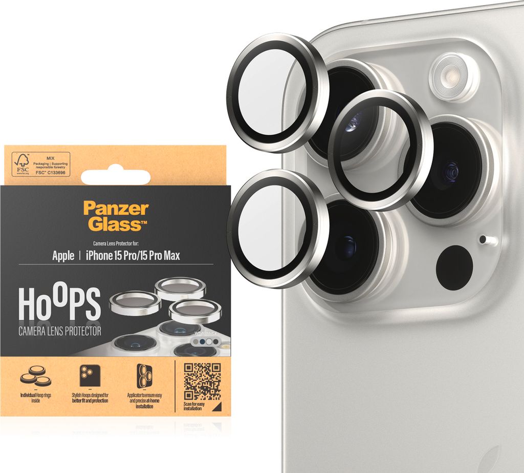 PanzerGlass 1194 Display-/Rückseitenschutz für Smartphones Kameraobjektivschutz Apple 1 Stück(e) (1194)