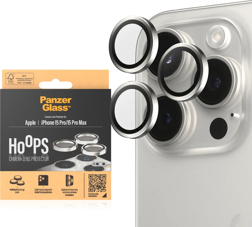 Protection d'écran et de dos PanzerGlass 1194 pour Appareil Photo Apple
