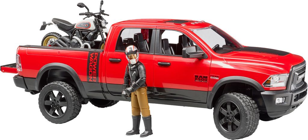 Auto Dodge RAM 2500 Power Wagon z motocyklem Zdjęcie produktu 