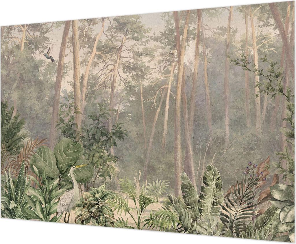Wandtapete - Dekorative Tapete für Wohnzimmer - Tapetenfolie für Wanddekoration - 208x146 cm - Natürliche Harmonie