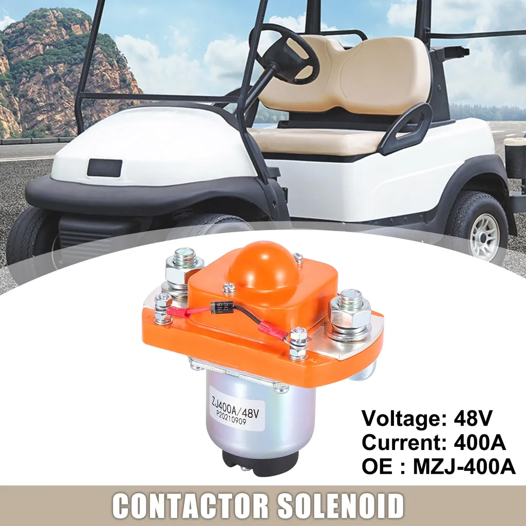 Solénoïde MZJ-400A Robuste 48V 400A avec Contacts Métal Haute Durée
