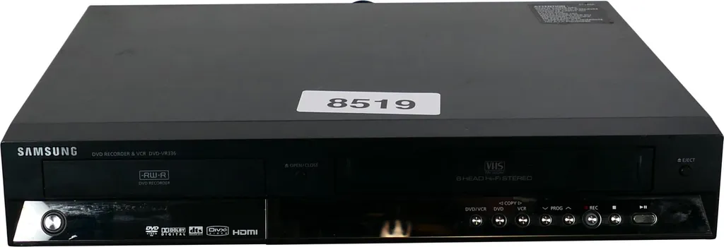 Transférez vos Cassettes VHS sur DVD avec le Samsung DVD-VR336 Combiné