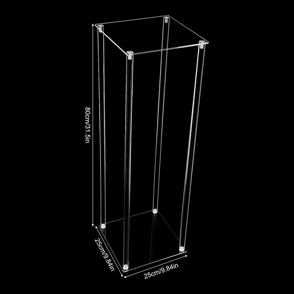 Support de Fleurs pour Mariage et Réception - Colonne Acrylique x10 - 12