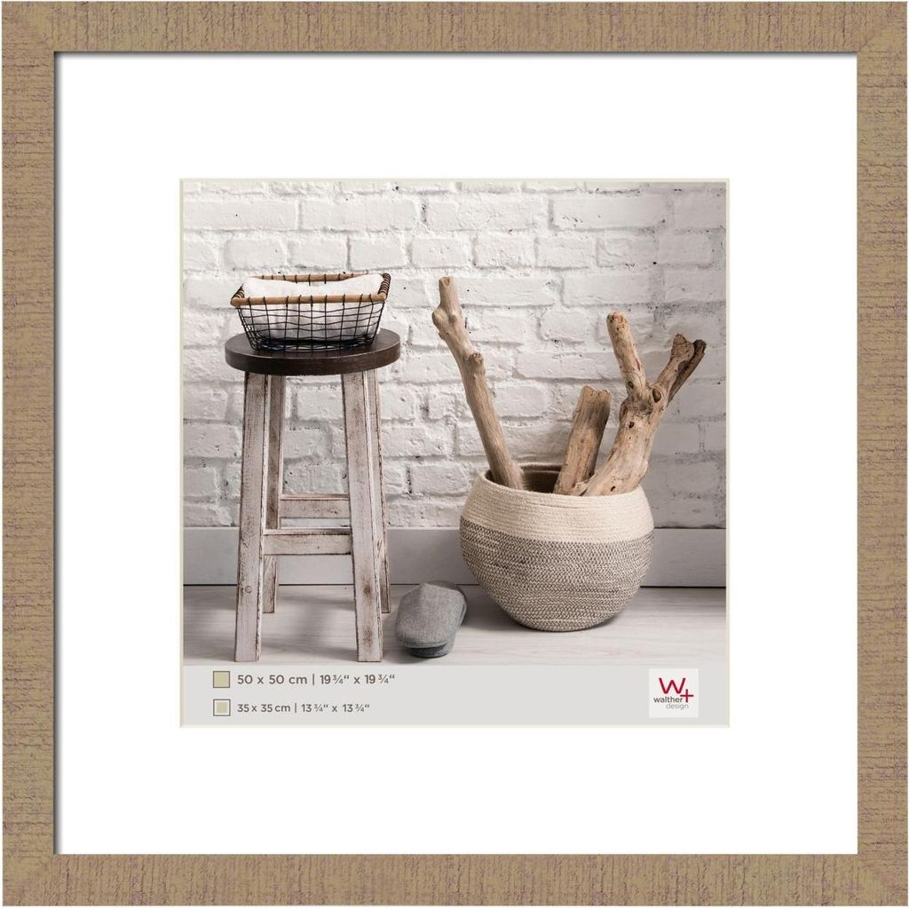 Dřevěný obrazový rám Walther HOME béžovo-hnědý 50x50 cm s Obrázek produktu 