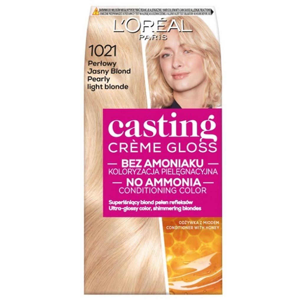 L'Oréal Casting Creme Gloss Haarfarbe 1021 Heller Perlblond Produktbild 