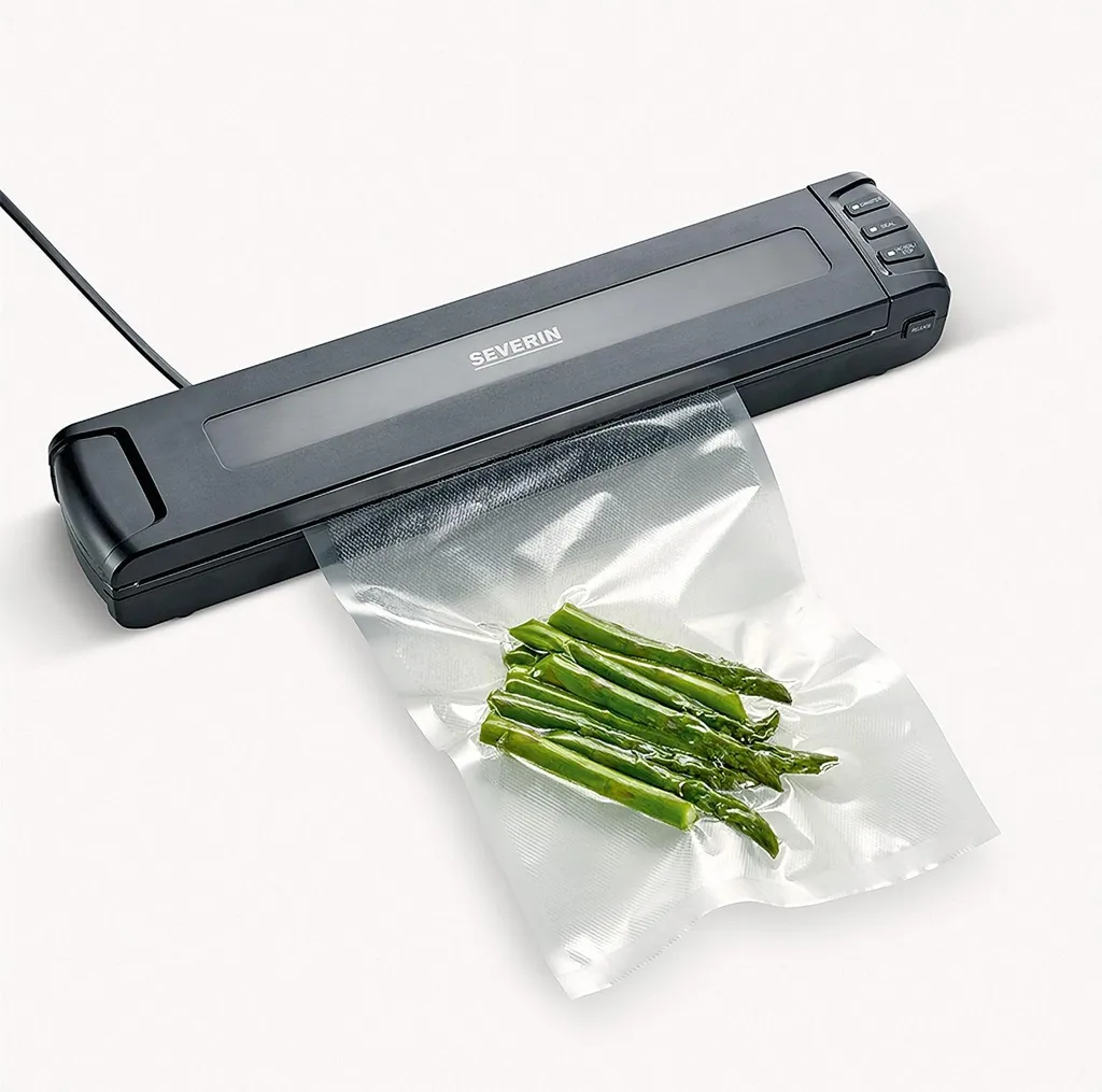 Severin FS 3601 Machine à sous vide compacte Noir pour conservation longue - 3