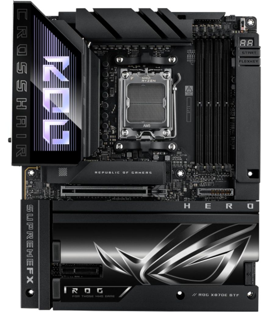 Asus Rog Crosshair X870E Hero Btf (Am5) (D) Produktbild 