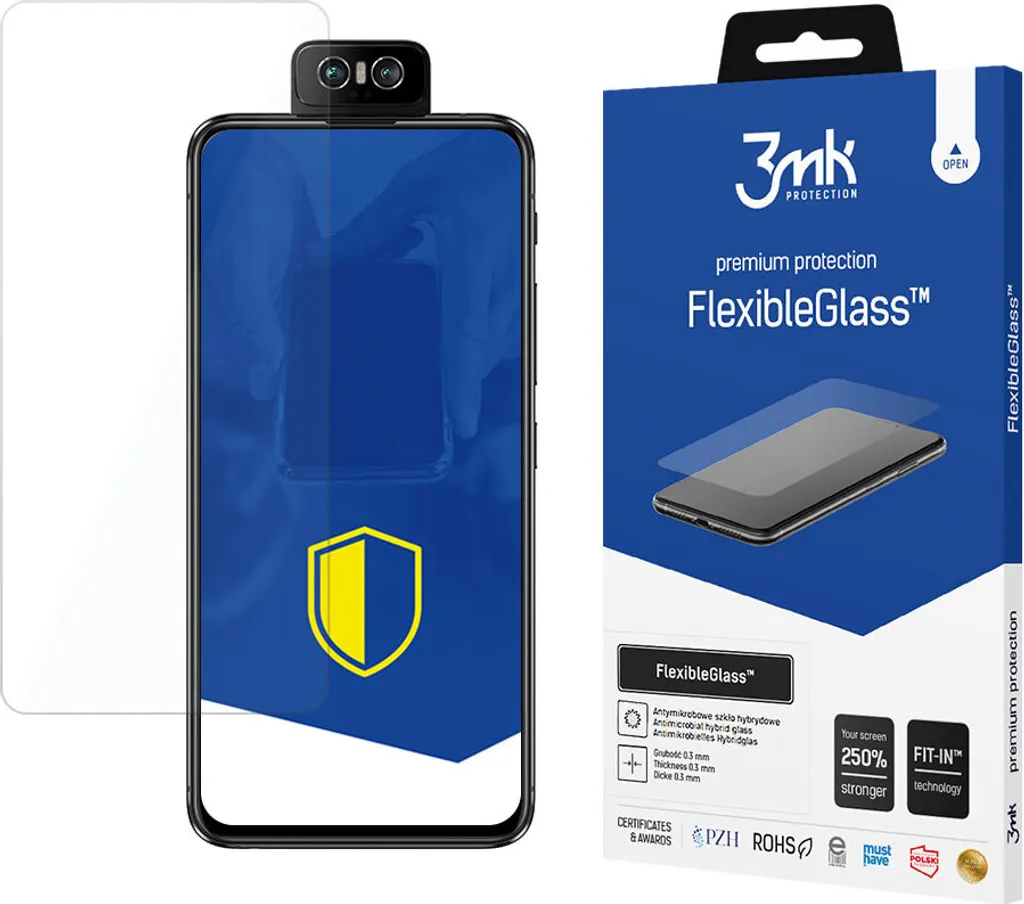 Pellicola Vetro Flessibile Asus Zenfone 6 2019 3mk - Protezione Display