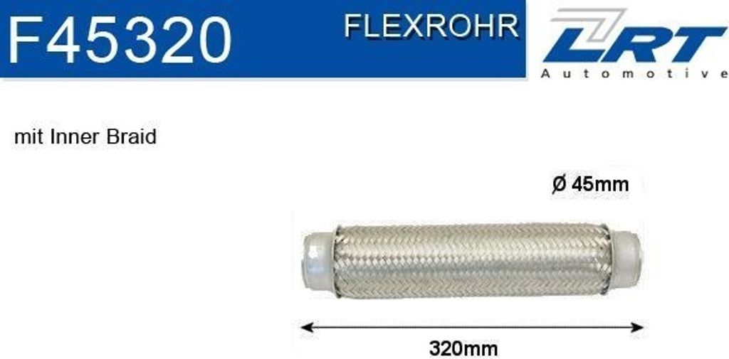 LRT F45320 Flexrohr Abgasanlage Auspuffrohr