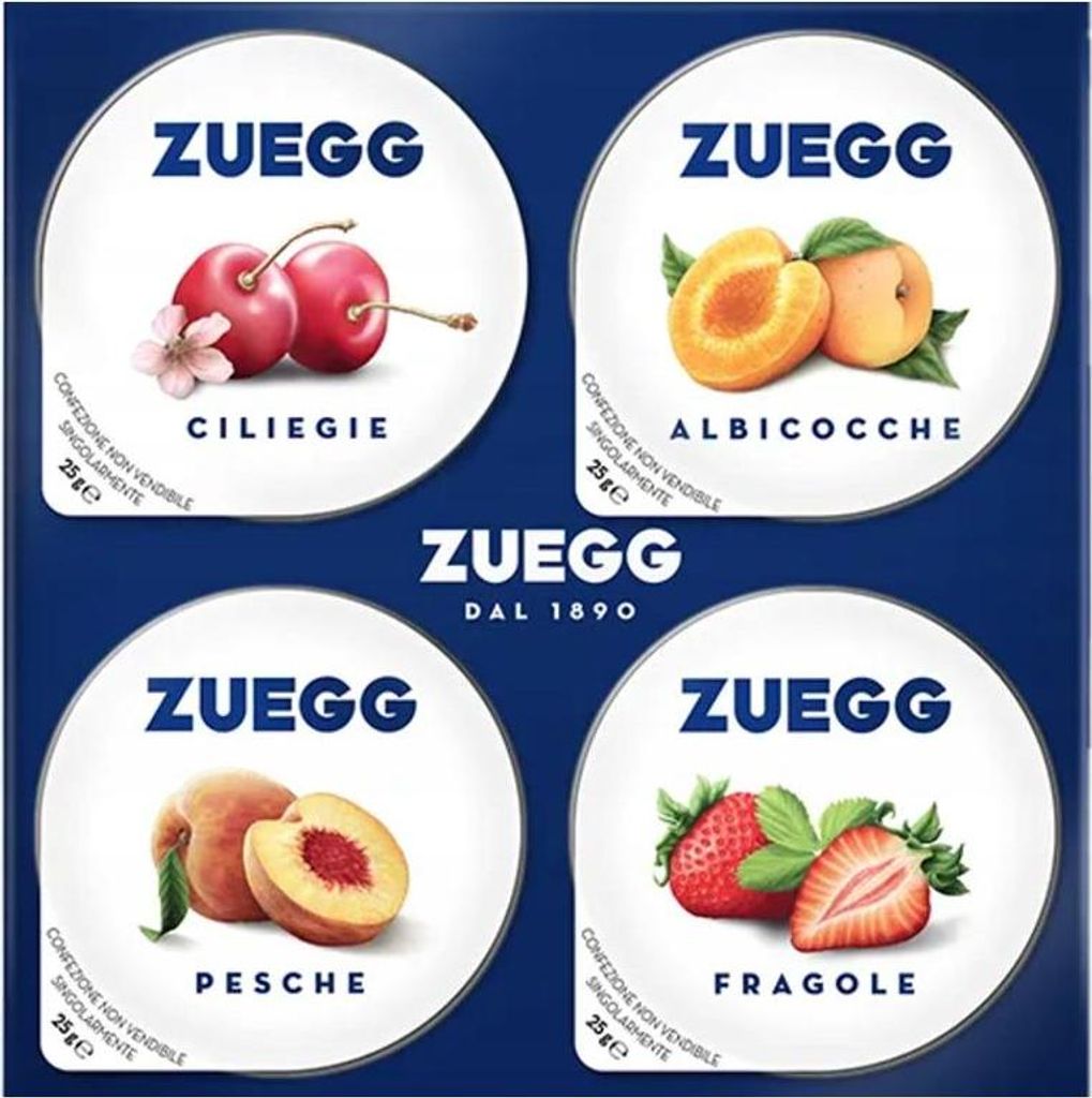 Poker Assortiti dżem mix 4x 25g - Zuegg Zdjęcie produktu 