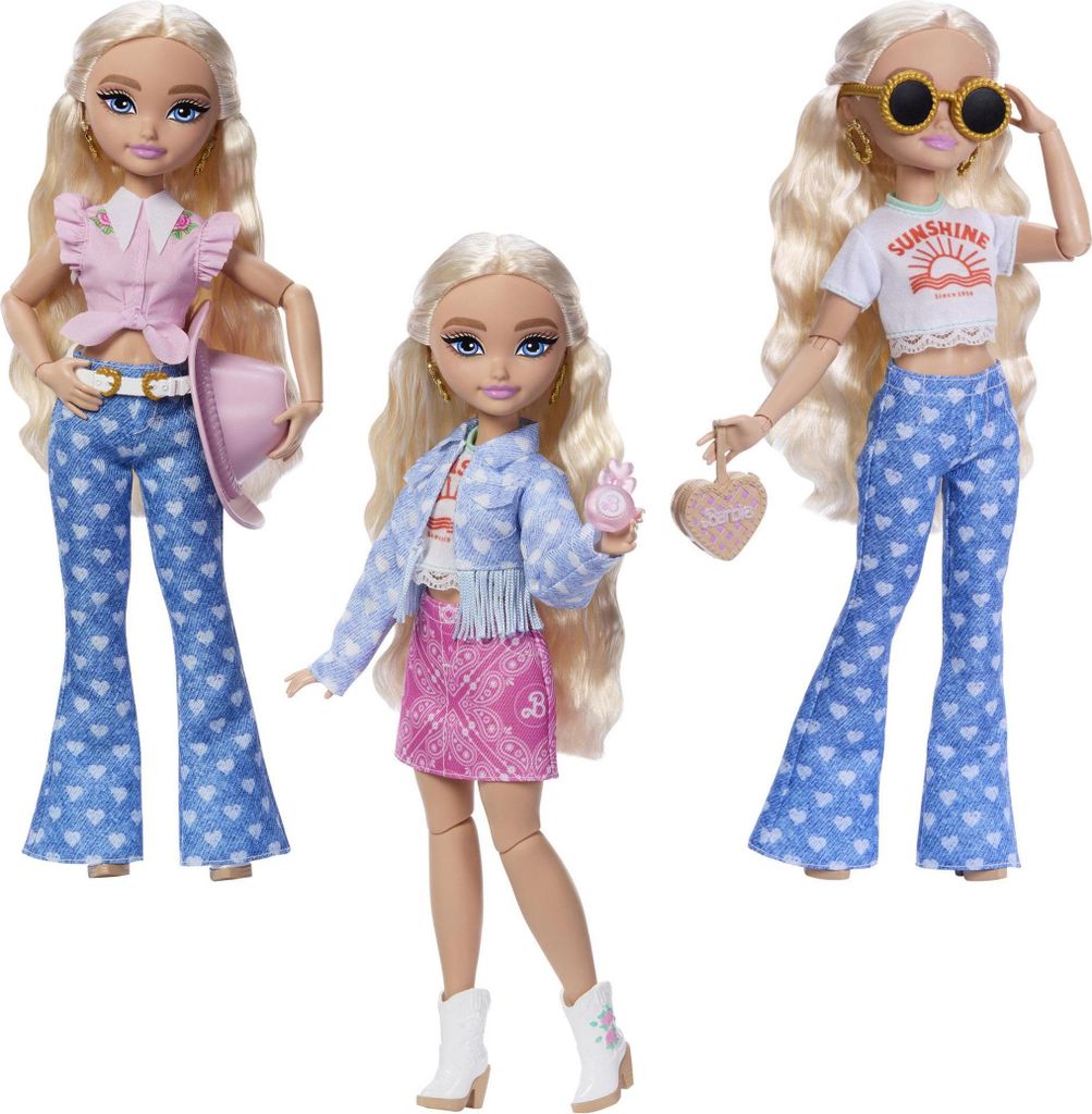 Barbie Dream Besties Festival-Looks Set mit „Malibu“-Puppe Produktbild 
