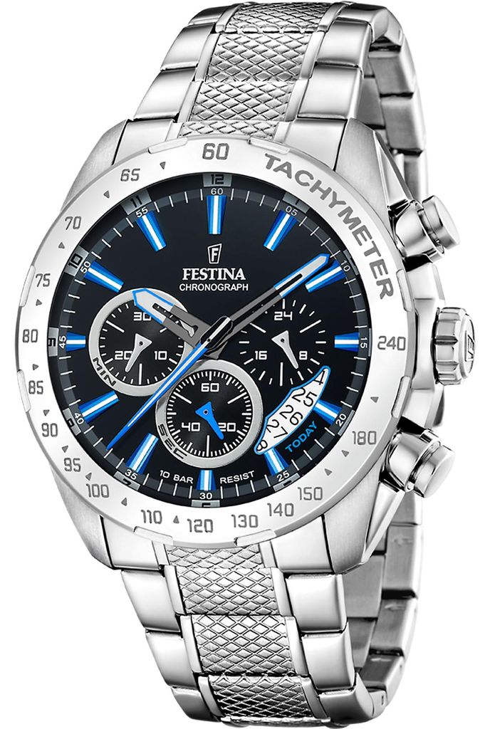 Zegarek męski FESTINA 20668/6 stalowy sportowy do pływania Zdjęcie produktu 