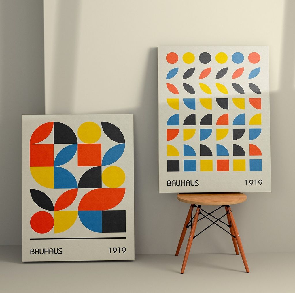 Wallity, 2KNV4270 - 50 x 70, Dekoratives Leinwandgemälde (2 Stück), Mehrfarbig, 100 % LEINWAND, 50 x 70 cm