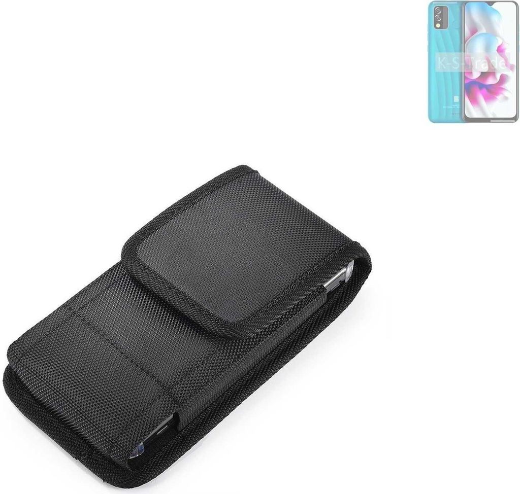 Holster Gürteltasche kompatibel mit BLU C7x Holster Gürtel Tasche wasserabweisend Handy Hülle Schutz Hülle Outdoor schwarz K-S-Trade