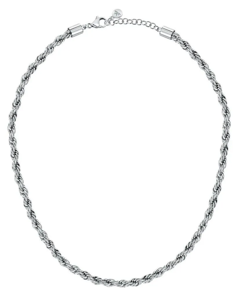 Bijou chaîne en acier pour femme Valis Intrecci SAZC22 look quotidien