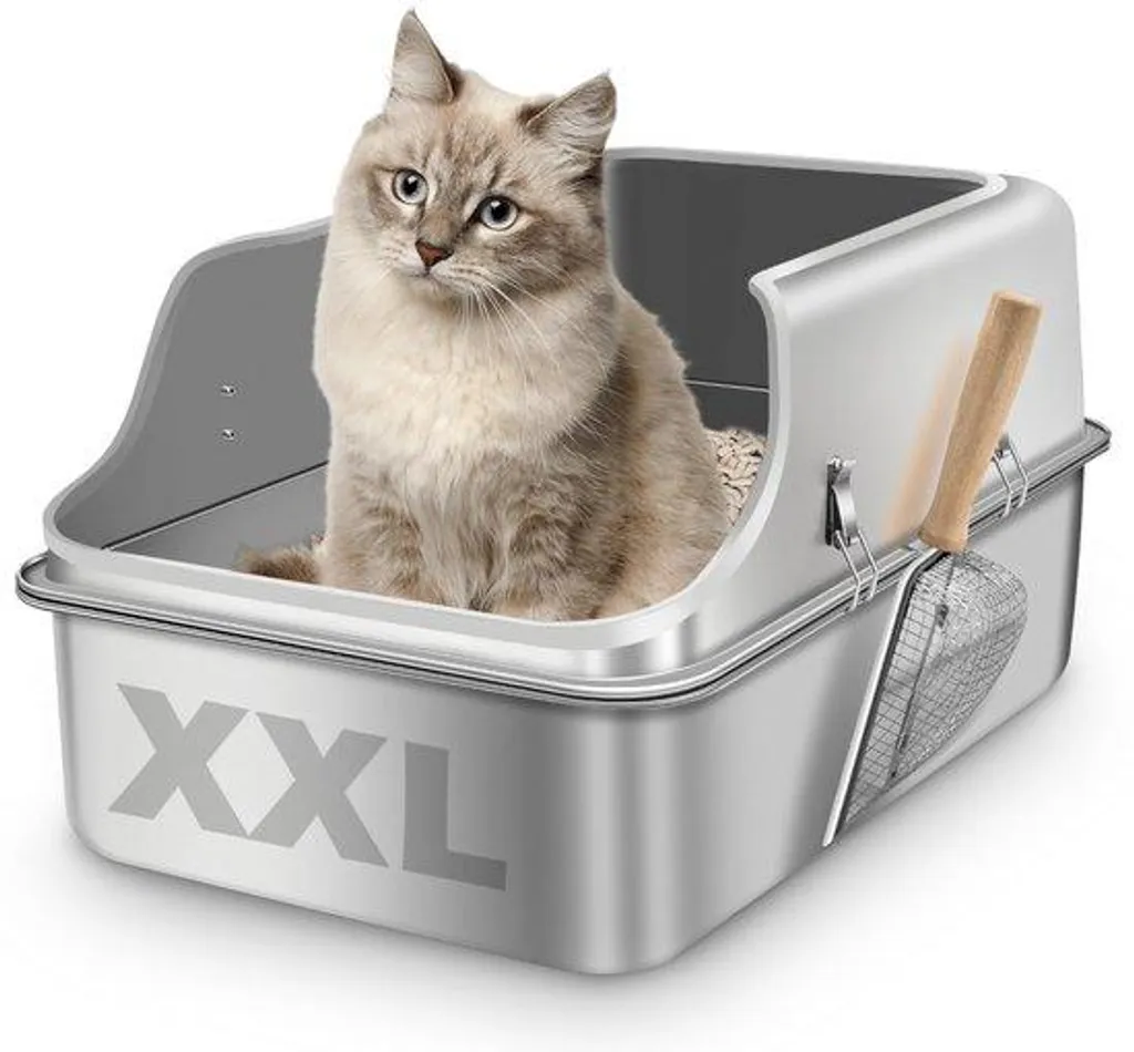 Cage de repos pour chat en acier inoxydable idéale pour l'intérieur