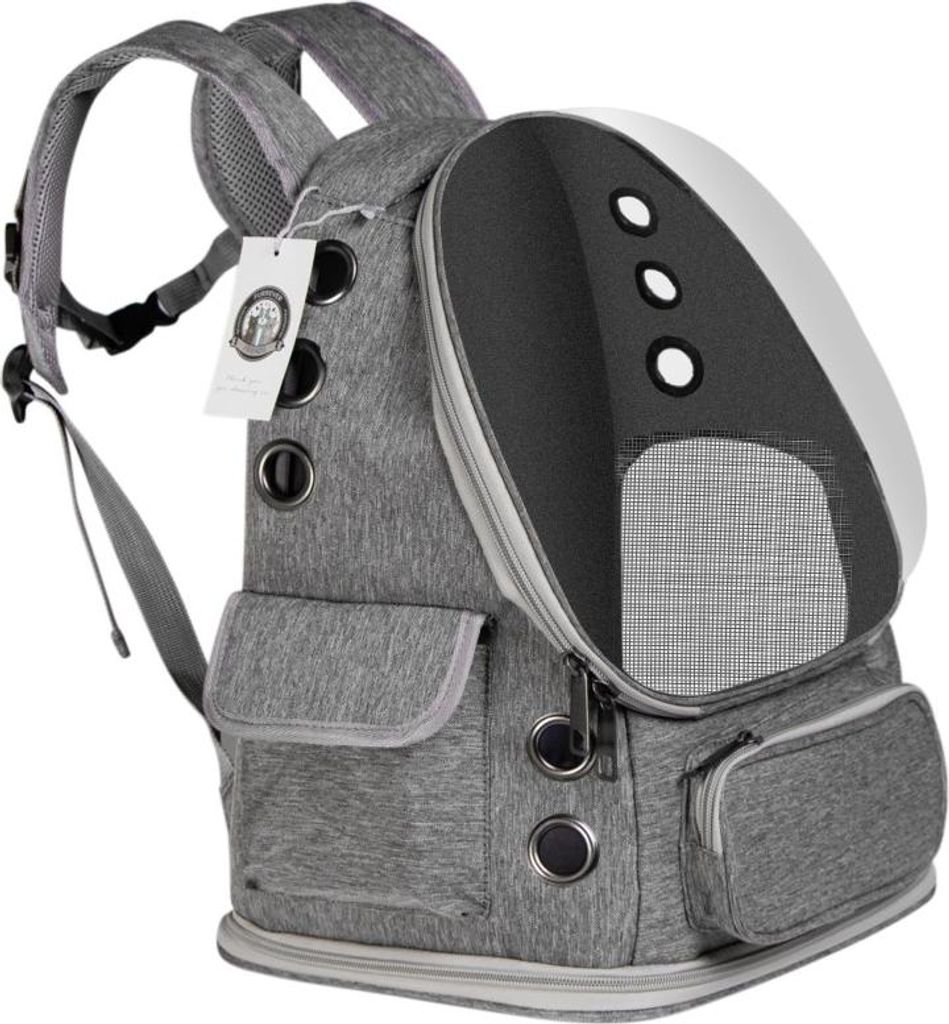 Furrever Friends Citty Grey - Transportrucksack für Katzen und Hunde Furrever Friends