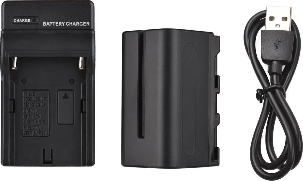 Batterie Vidéo NP-F770 5200mAh pour Tournage Longue Durée et Voyage