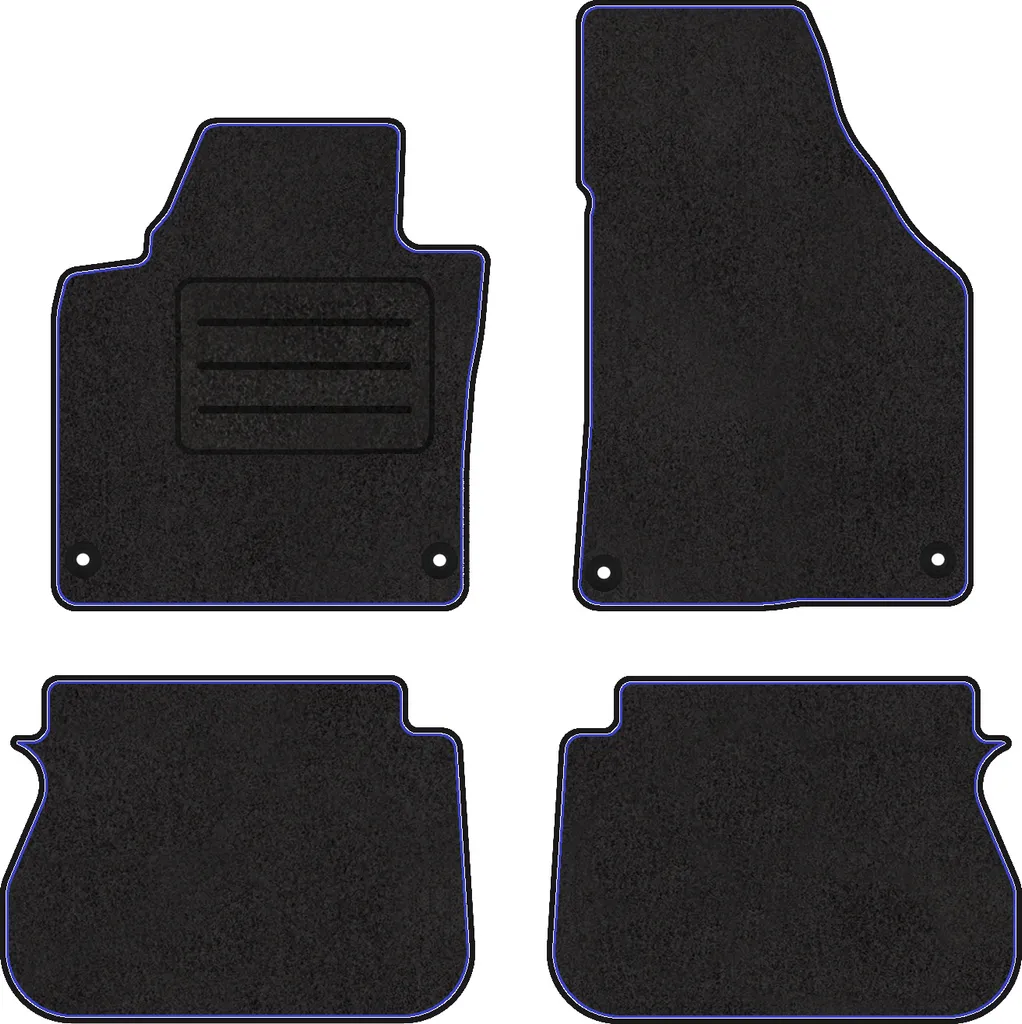 Tappetini in Velluto per VW Caddy III 2003-2020 | Edizione Premium 4 Pezzi - 2