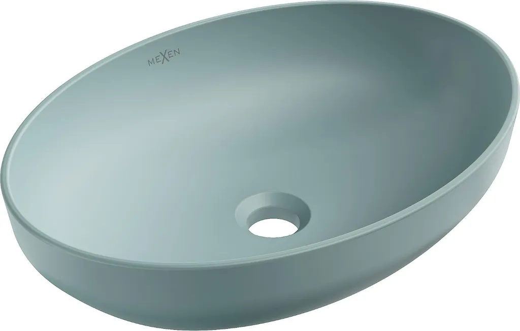 Lavabo Mexen Cornelia 50 cm Vert Pastel - Vasque à Poser Design - 3