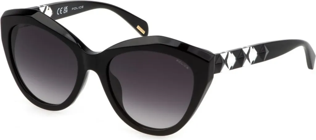 Lunettes de soleil Police SPLL35 550700 - Monture Noir et Or Homme