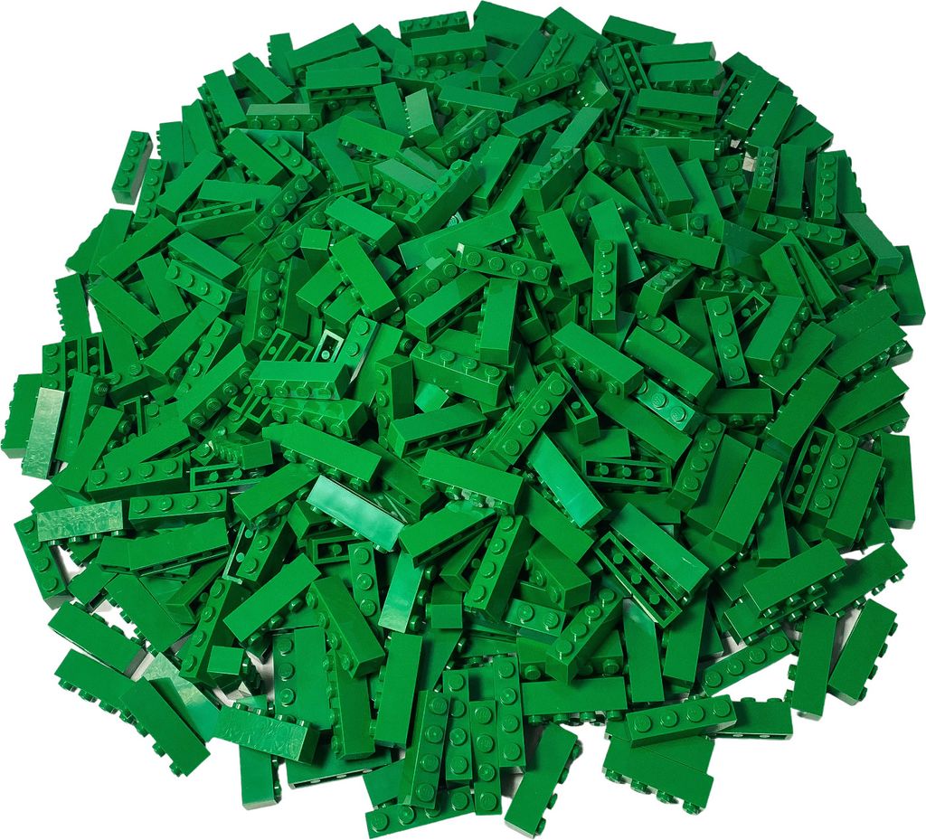 LEGO® 1x4 Steine Bausteine Grün - 3010 NEU! Menge 50x Produktbild 