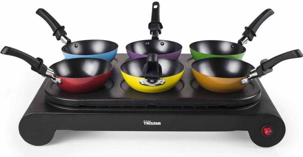 Tristar Wok Set 1000 W Schwarz Produktbild 9