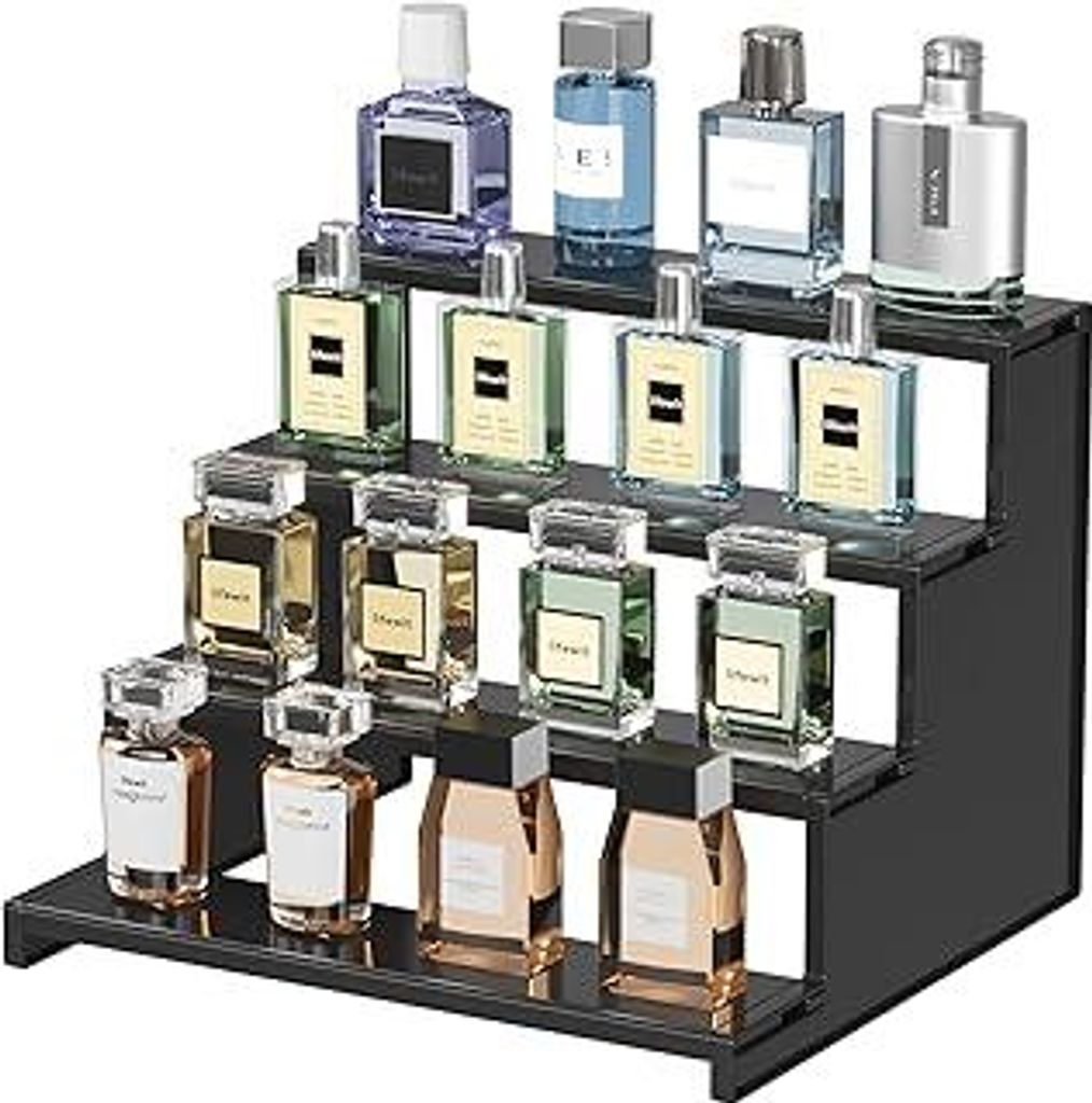 Lifewit 4 Tier Acryl Display Ständer, 1 Stück Parfüm Produktbild 